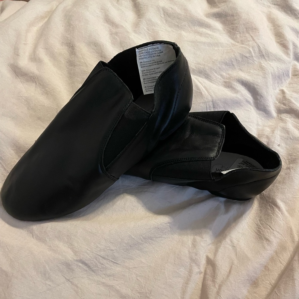 Brand new black jazz shoes size 9.5  never worn